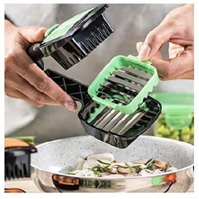 5 In 1 Multifunction Vegetable Cutter Dicer Chopper and Onion Chopper and Vegetable Fruit Chopper