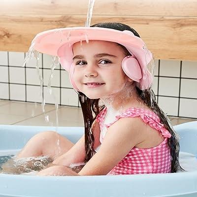 Baby Shower Cap and Baby Hair Bathing Washing Cap and Baby Eye Ear Protector Cap