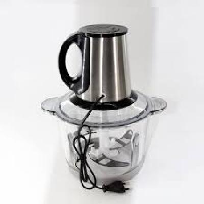Glass Electric Meat Grinders with Bowl for Kitchen Food Chopper, Meat, Vegetables, Onion Slicer