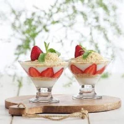 Ice Cream Cup Bowl, Custard Candy Salad Soup Dessert Serving Bowls, Flower Shape Bowls Cup