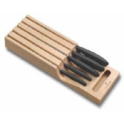 Kitchen Knife Set With Wooden Holder and Wooden Block and Scissors Knife Set With Stand