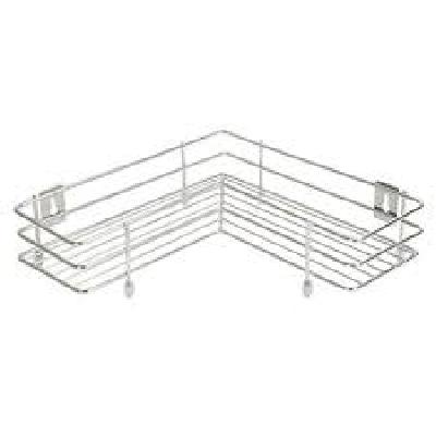 L-Shaped Corner Stand and Stainless Steel Multipurpose Storage RackShelf and Storage Rack