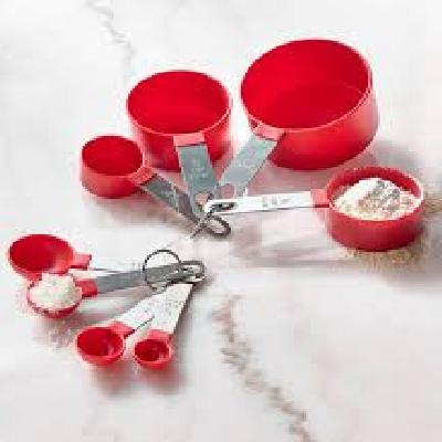 Measuring Spoons Set 8 Pcs and Measuring Cup and Spoon Set and Baking Spoon Set