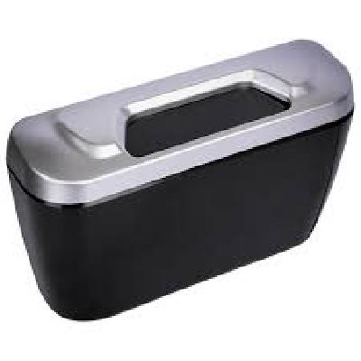 Mini Car Trash Bin and Car Garbage Storage Dust Bin and Travel Waste Container and Can Dust Box with Hook