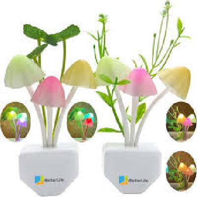 Mushroom Night Light Sensor Led Night Light, LED Mushroom Dream Bed Lamp Kids Magic Night Lamp