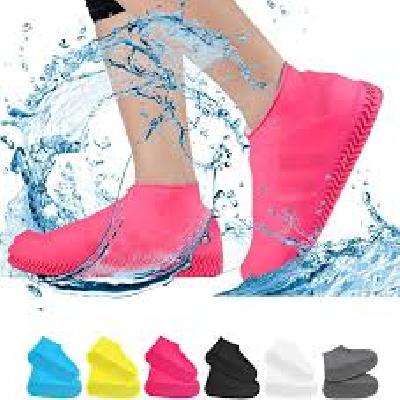 Reusable Silicone Boot And Shoe Covers, Waterproof Rain Socks, Silicone Rubber Shoe Protectors