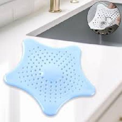 Silicone Starfish Shaped Bathroom Drain Filter Hair Catcher and Basin Strainer and Trap Basin