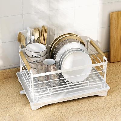 Stainless Steel Multipurpose Dish Rack Storage Shelves For Kitchen Cabinets Plate Stand Utensil Rack