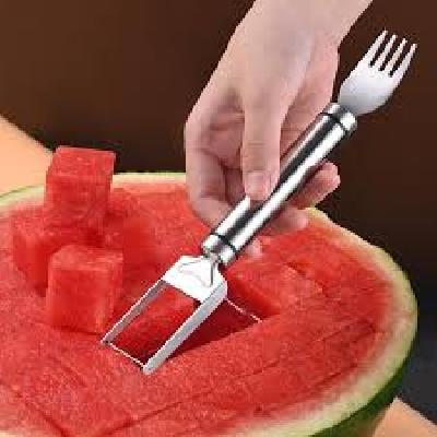 Stainless Steel Watermelon Cutter and Fruit Dig Corer Cutter and Fruit Slicer and Cantaloupe Slicer