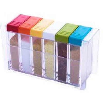 Victory Jar Set Transparent 18 Pc Kitchen Masala Jar Set And Plastic Storage Jar