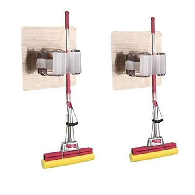 Vruta Wall Mounted Broom And Mop Holder
