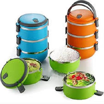 3 Layer Steel Lunch Box