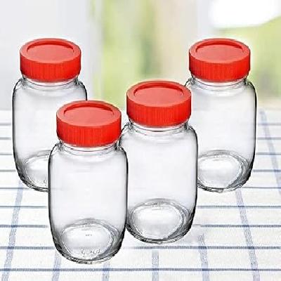 DURO PET JAR (200gms) 2 PC SET Unbreakable 