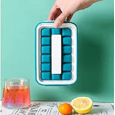 Ice Cube Trays 36 Cells Folding  Maker Bag, Silicone, Drink Water Bottle Ice Kettle Kitchen