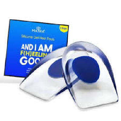 Silicone Gel Heel Pad Protector Insole Cups