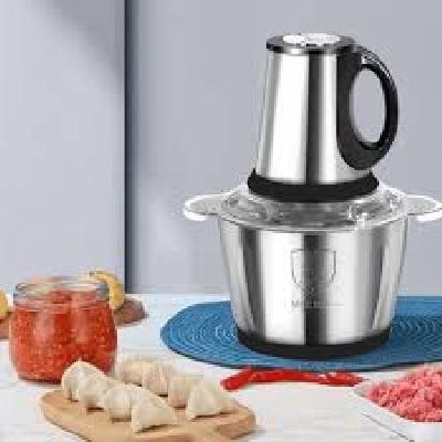 Stainless Steel 850W Electric Meat Grinder with Bowl Vegetables Onion Garlic