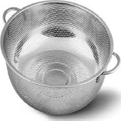 Stainless Steel Kitchen Fruit Vegetable Rice Washing Baskets Noodles Pasta Washing Bowl Strainer