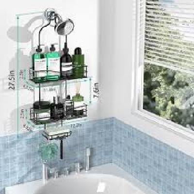Swadhin 3 Tier Bathroom Shelf Hanging Shower