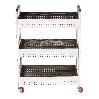 Swadhin 4 Layer Folding Perforated Fruit and Vegetable Storage Rack