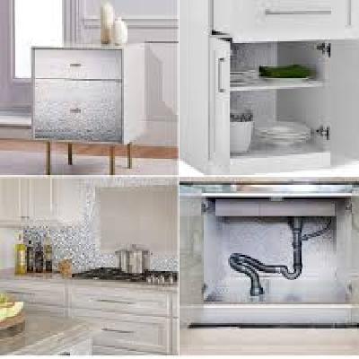 Swadhin Aluminium Foil Stickers Kitchen Waterproof