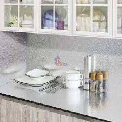 Swadhin Cabinet Aluminum Foil Sticker Kitchen Backsplash Sticker