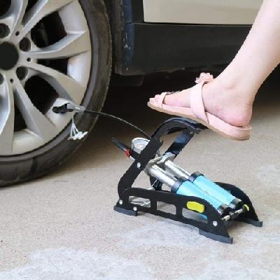 Swadhin Double Cylinder Portable Foot Pump
