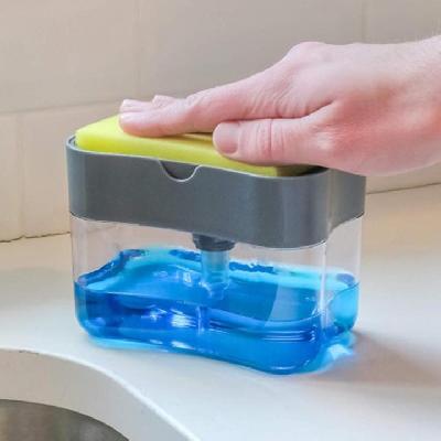 Swadhin Plastic Dish Washing Organizer Built Liquid Bottle