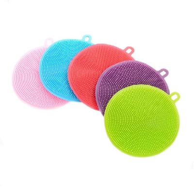 Round Silicone Multipurpose Scrubber