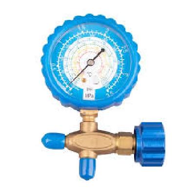 SINGLE MANIFOLD GAUGE BLUE