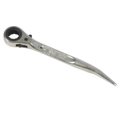 Reversible Scaffold Ratchet Wrench Flush Ni Plated