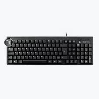 Zebronics Zeb K 35 Wired USB Multi-Device Keyboard  (Black)