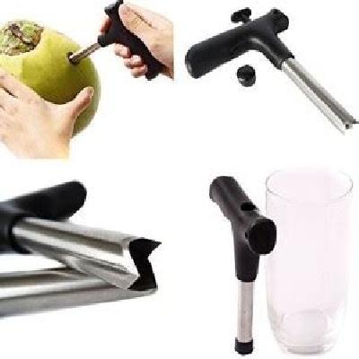 Coconut Opener Bundle Drill Cutter Cleaning Stick Tap Hot