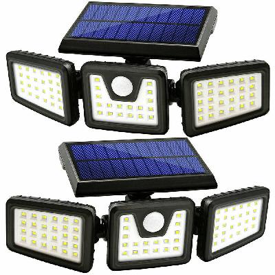 LED Bright Security Lights With Motion Sensor Solar Powered Wireless Waterproof