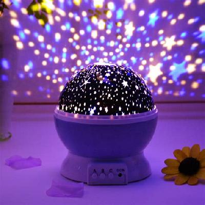 LED Mini Star Light Sensor Control Cute Children Night Lamp Pack Of 1 (Multicolor)