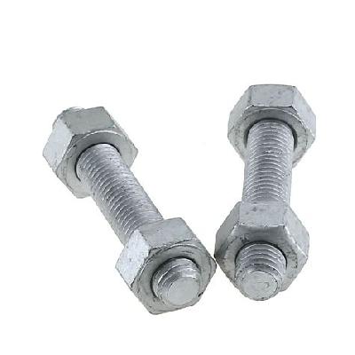 Stud with 2 Heavy Hex Nut
