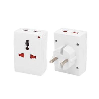 Plastic Three Pin Multi Plug