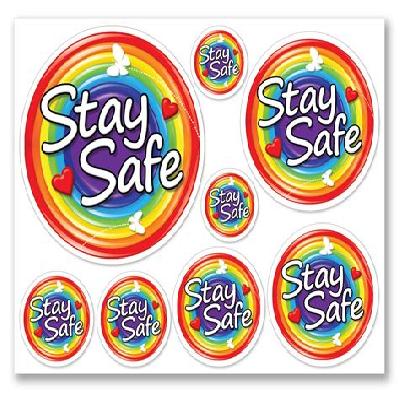Safety Stickers On Vinyl