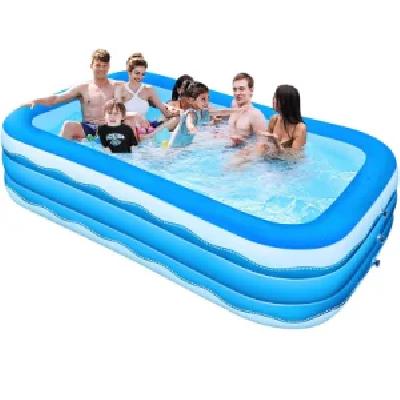 SAFESEED Baby Inflatable Patted Pad Inflatable Swimming Pool  (Blue)