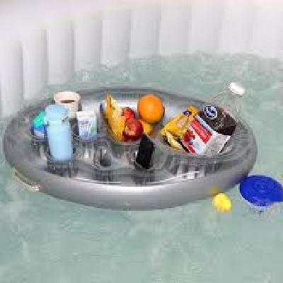 Safeseed Inflatable Drink Cup Holder, Water Fun Floating Cup Holder For Swimming Pool Party