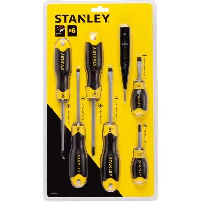 Stanley Cushion Grip Screwdriver Set 6pcs