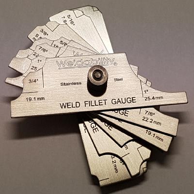 Multipurpose Weld Fillet Gauge