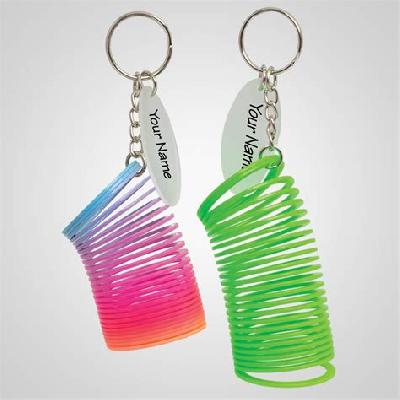 15 Inch Plastic Spring Keychain