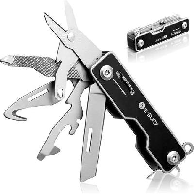 3 In 1 Metal Keychain With Scissors