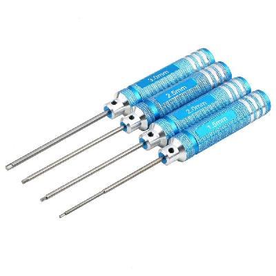 Blue Handle Screwdriver Set
