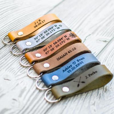 Leather Keychain