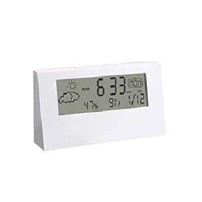A104 - A 105 Sharp Weather Station Clock With Backlight frontlit