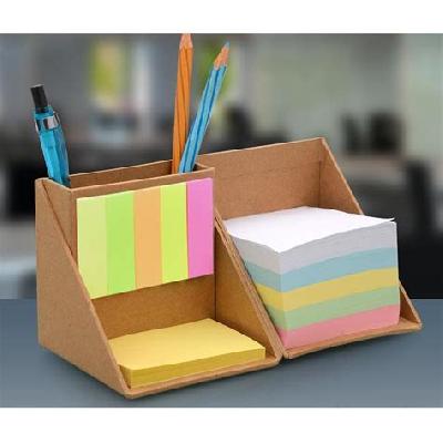 B47 - Folding Paper Cube (with Memopad And Tumbler)
