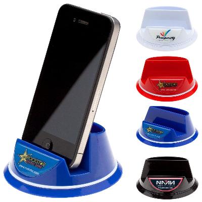 B81 - Power Glow Mobile Stand With Paper Clip Holder, V Card Holder And Tumbler (Works Battery)
