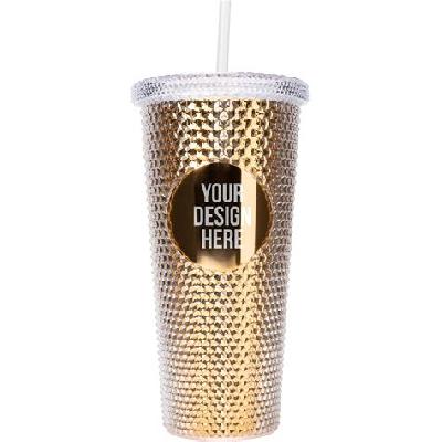 B82 - Brand Me Tumbler With Metallic Highlight (branding Included)