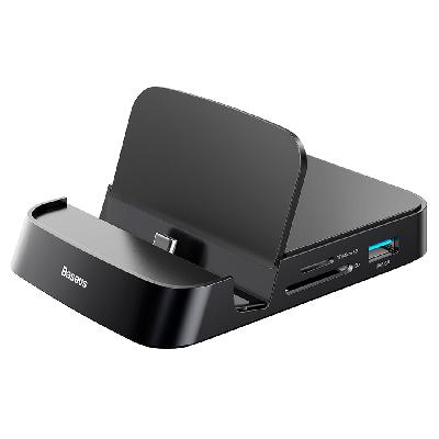 C39 - Compact 4 USB Hub With Mobile Stand